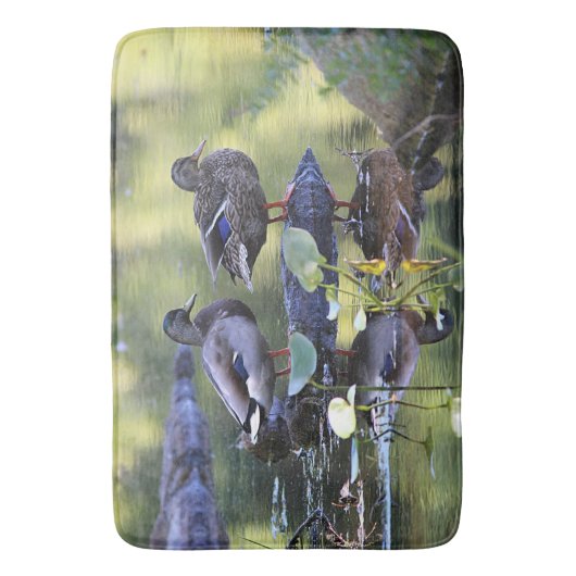 Tapis De Bain Canards de Mallard (devant Vertical)