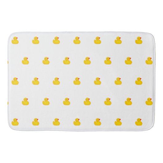 Tapis De Bain Canards en caoutchouc Canards Chauves de luxe Mat (Devant)