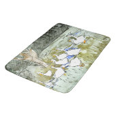 Tapis De Bain Canards et oies de style Art nouveau néerlandais (Angle)