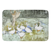 Tapis De Bain Canards et oies de style Art nouveau néerlandais (Devant)