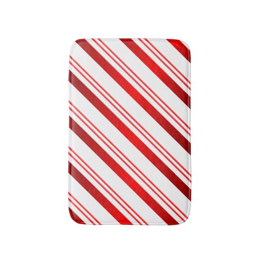 Tapis De Bain Candy Cane Stripe (Devant (Vertical))