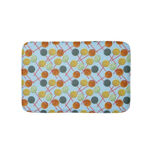 Tapis De Bain Candy pattern | Lollies 1lipop (Devant)