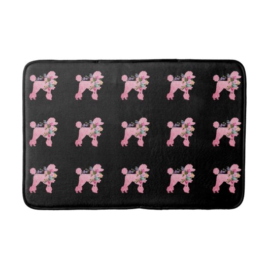 Tapis De Bain Caniche rose (Devant)