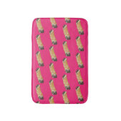 Tapis De Bain Cannoli (Arrière - plan rose) (Devant (Vertical))