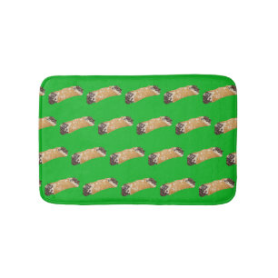 Tapis De Bain Cannoli (Arrière - plan vert)