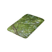 Tapis De Bain Canopée du printemps Feuille Green Nature Scene (Angle)