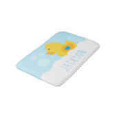 Tapis De Bain Caoutchouc En Caoutchouc Avec Coeur Bleu (Angle)
