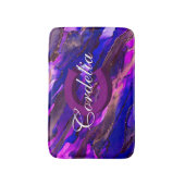 Tapis De Bain cape de nuages violets avec cuivre (Devant (Vertical))