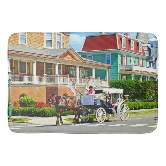 Tapis De Bain Cape May NJ – Carrosse à cheval (Devant)