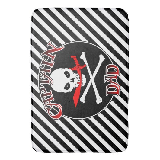 Tapis De Bain Capitaine Papa Bath Mat (devant Vertical)