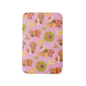 Tapis De Bain Capybara de Noël mignon (Devant (Vertical))