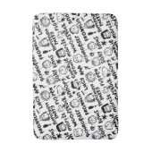 Tapis De Bain Caractères arachide Motif Graffiti (Devant (Vertical))
