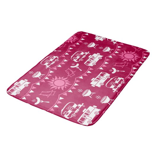 Tapis De Bain Caravan Camping Maison Décor (Angle)