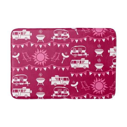 Tapis De Bain Caravan Camping Maison Décor (Devant)