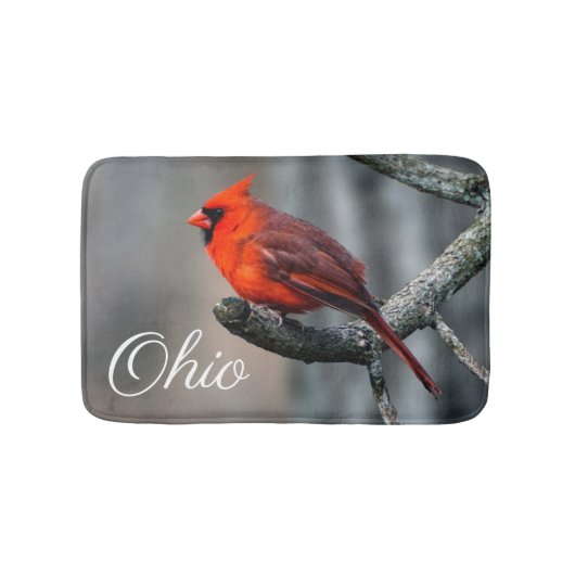 Tapis de bain cardinal de l'Ohio (Devant)