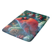 Tapis De Bain Cardinal de Noël/hiver (Angle)