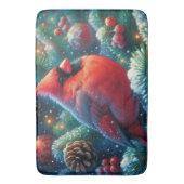 Tapis De Bain Cardinal de Noël/hiver (devant Vertical)