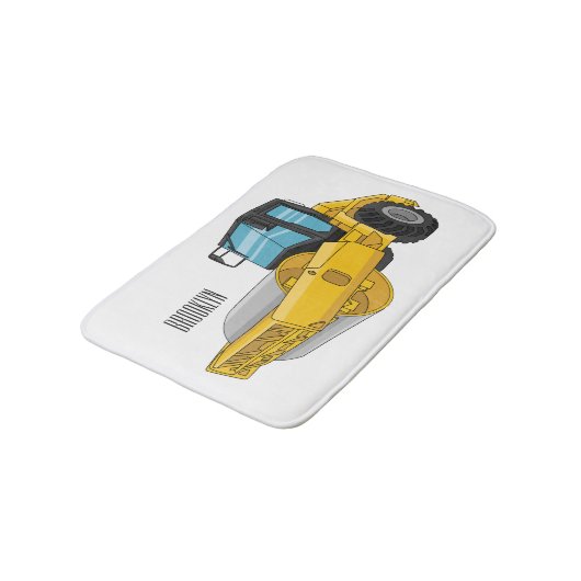 Tapis De Bain Caricature à rouleaux de route (Angle)