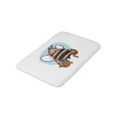 Tapis De Bain Caricature d'abeille (Angle)