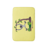 Tapis De Bain Caricature de bande de gibbon joyeux (Devant (Vertical))