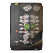 Tapis De Bain Caricature de bowling (devant Vertical)