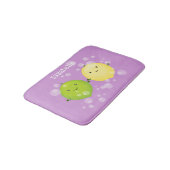 Tapis De Bain Caricature de chaux de citron joyeux (Angle)