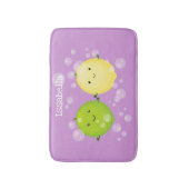 Tapis De Bain Caricature de chaux de citron joyeux (Devant (Vertical))