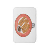 Tapis De Bain Caricature de Churro (Devant (Vertical))