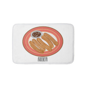 Tapis De Bain Caricature de Churro