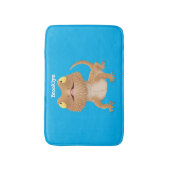 Tapis De Bain Caricature de lézard de dragon à barbe (Devant (Vertical))