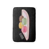 Tapis De Bain Caricature de Macaron (Devant (Vertical))