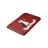 Tapis De Bain Caricature de pingouin mignon (Angle)