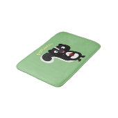 Tapis De Bain Caricature de skunk jote happy (Angle)