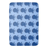 Tapis De Bain Caricature octopus mignonne vieux papier (devant Vertical)
