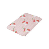 Tapis De Bain Caricatures de Lait de fraise : Motif (Angle)