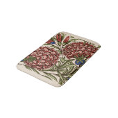 Tapis De Bain Carnation Carrelage Fleur Antique Art Rustique (Angle)