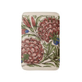 Tapis De Bain Carnation Carrelage Fleur Antique Art Rustique (Devant (Vertical))