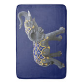 Tapis De Bain Carousel Animal Elephant Photo Bath Mat (devant Vertical)