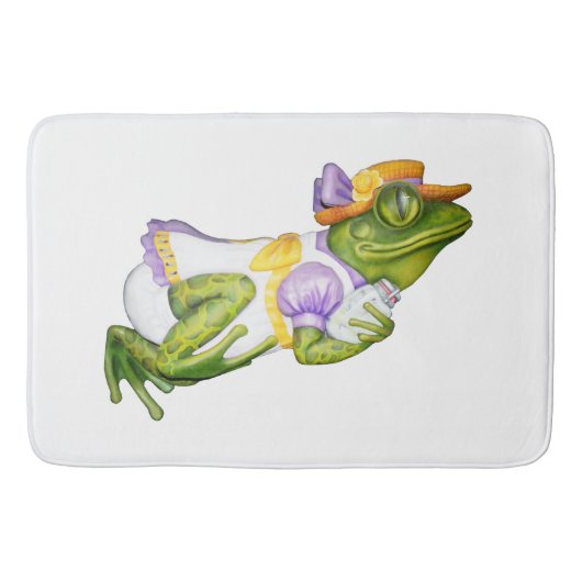 Tapis De Bain Carousel Grenouille animale Photo Bain Mat (Devant)