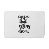 Tapis De Bain Carpe Que Effet Diem Citer Mat Bain (Devant)