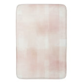 Tapis De Bain Carreauté Crème Rose Pêche Assez Joli (devant Vertical)