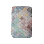 Tapis De Bain Carreaux multicolores (Devant (Vertical))