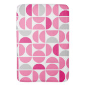 Tapis De Bain Carreaux rose Du Milieu Du Siècle (devant Vertical)