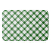 Tapis de bain carreaux verts (Devant)