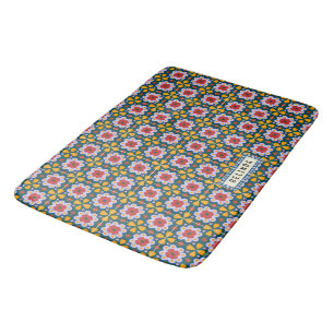Tapis De Bain Carrelage coloré de Lisbonne ou azulejos motif