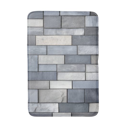 Tapis De Bain Carrelage d'ardoise (Devant (Vertical))