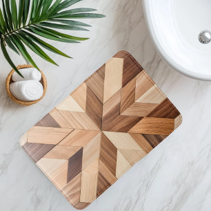 Tapis De Bain Carrelage en Bois Imitation