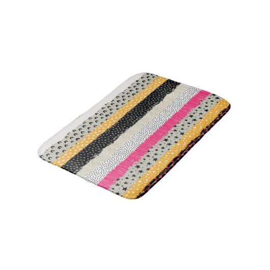 Tapis De Bain Carrelage en Patchwork : Conception Versatile Sans (Angle)