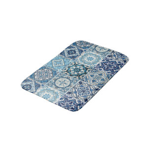 Tapis De Bain Carrelage méditerranéen, Portugais, Azulejo, Majol