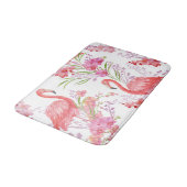 Tapis de bain carrelé rose pâle (Angle)